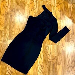Lulus one sleeve dress